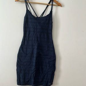 Hollister Navy Blue Lace Dress